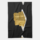 Glitch Food oaty cake Handtuch (Vertikal)