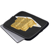 Glitch Food oaty cake Laptopschutzhülle (Vorne Knopf)