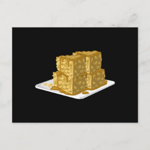 Glitch Food oaty cake Postkarte