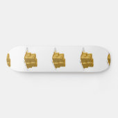 Glitch Food oaty cake Skateboard (Horizontal)