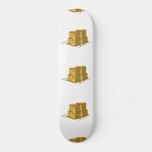 Glitch Food oaty cake Skateboard (Vorderseite)