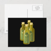Glitch Food oliven Postkarte (Vorne/Hinten)