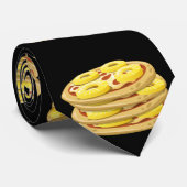 Glitch Food Papa Pizza Krawatte (Gerollt)