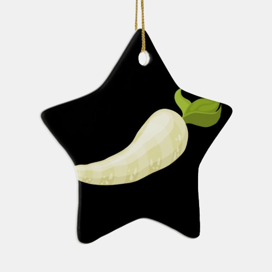 Glitch Food Parsnip Keramikornament (Rechts)