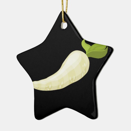 Glitch Food Parsnip Keramikornament (Links)