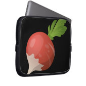 Glitch Food radish Laptopschutzhülle (Vorne Rechts)