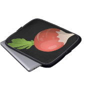 Glitch Food radish Laptopschutzhülle (Vorne Knopf)