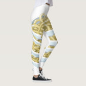 Glitch Food schlichte Nudeln Leggings (Rechts)
