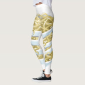 Glitch Food schlichte Nudeln Leggings (Links)