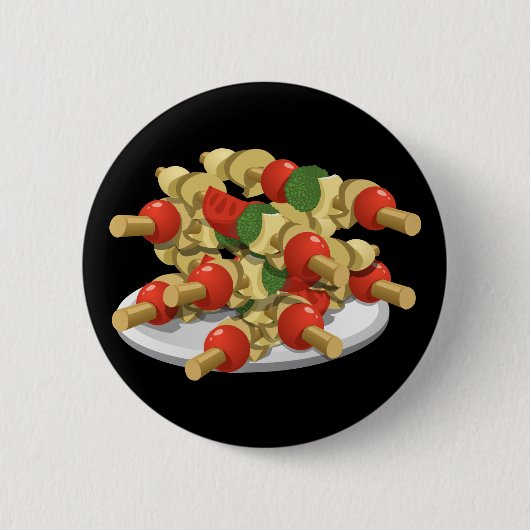 Glitch Food Superveggie kebabs Button (Vorderseite)