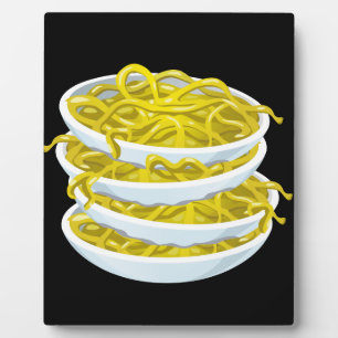 Glitch Food tanges Nudeln Fotoplatte