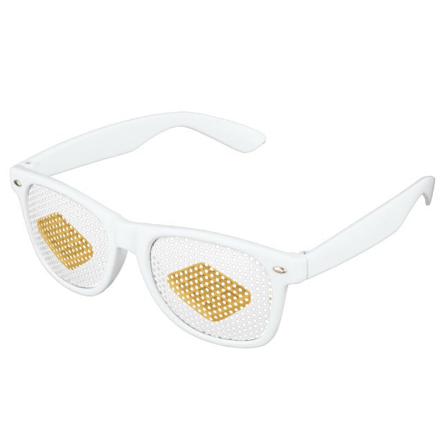 Glitch Food Waffles Sonnenbrille (Schrägansicht)