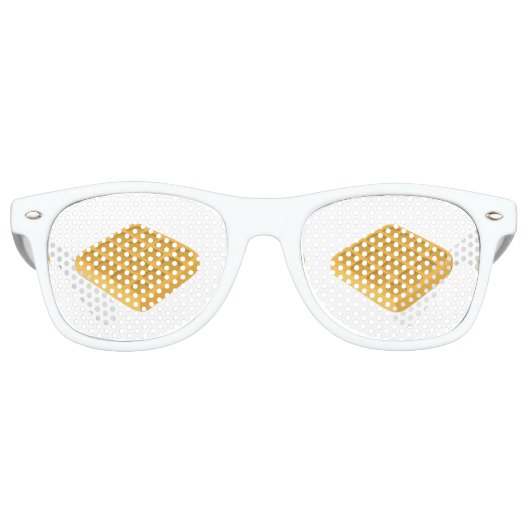 Glitch Food Waffles Sonnenbrille (Vorderseite)