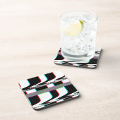 Glitch Getränkeuntersetzer (Rechte Seite)