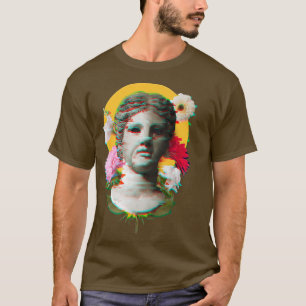 Glitch Greece Myths Gods & Goddesses Statue Griech T-Shirt