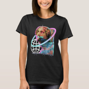 Glitch Griechische Statue Retrowave Synthwave Vapo T-Shirt