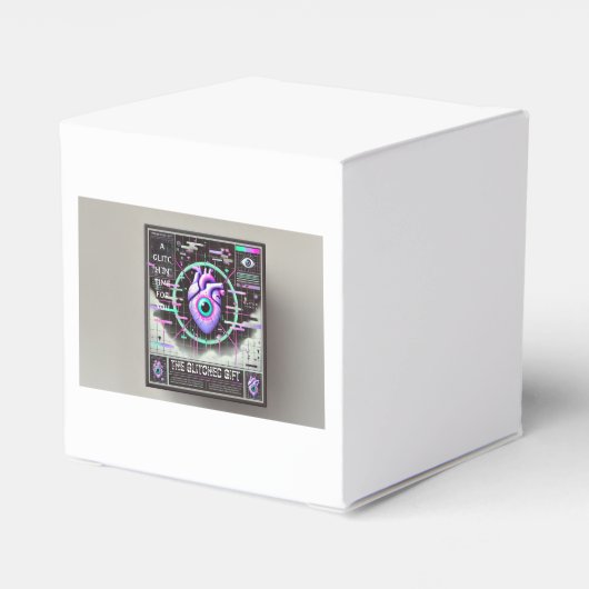 🎁 "Glitch Heart" Weirdcore Gevor Box 🎁 Geschenkschachtel (Rückseite)