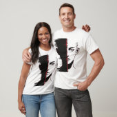 Glitch Identity Split Face T-Shirt (Unisex)