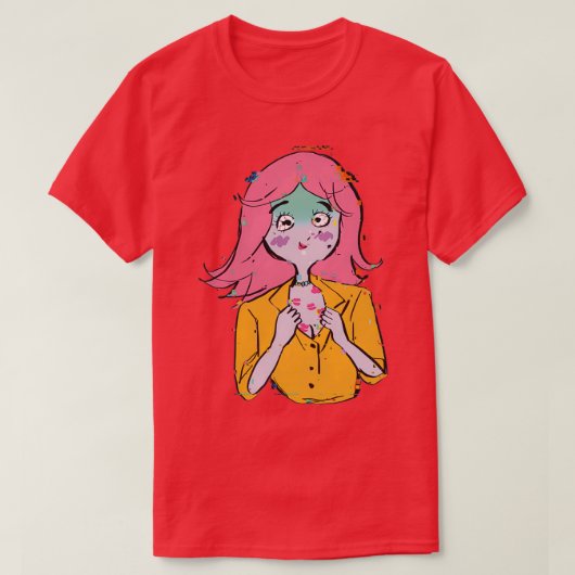 Glitch Liebe T-Shirt (Design vorne)