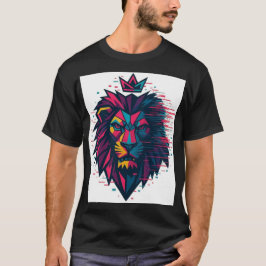 "Glitch Lion: Futuristische Mode" T-Shirt