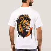 Glitch Lion T-Shirt (Rückseite)