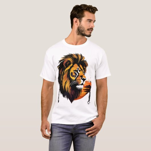 Glitch Lion T-Shirt (Vorne ganz)