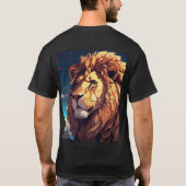 Glitch Lion T-Shirt (Rückseite)