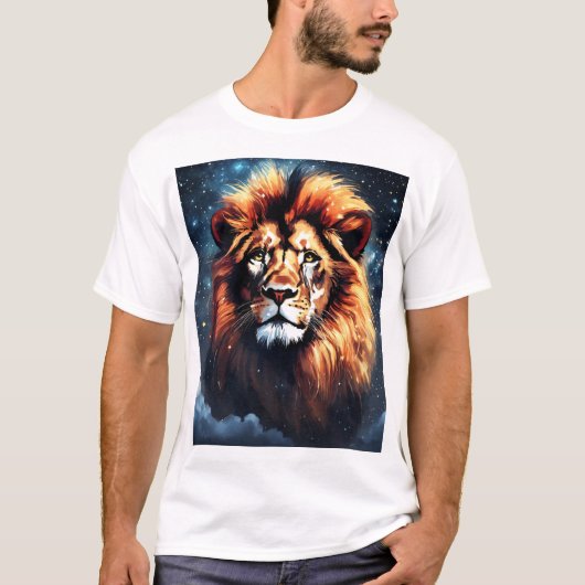 Glitch Lion T-Shirt (Vorderseite)