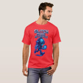 Glitch Mode Activated Cyber Alien Power T-Shirt (Vorne ganz)