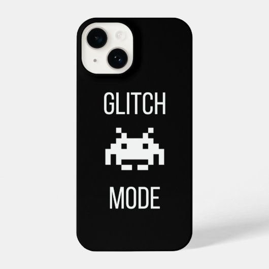 GLITCH / MODE Phone Case – DarkGG Minimal Design iPhone Hülle (Rückseite)