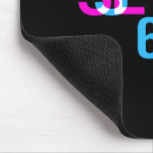 Glitch Optical Illusion Funny Six Seven 67 Meme Ge Mousepad (Ecke)