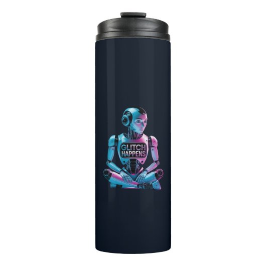 ❤️ GLITCH PASSIERT! Funny Ai Chatbot Companion Mem Thermosbecher (Vorderseite)