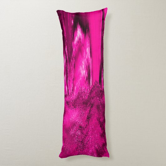 Glitch Pink Seitenschläferkissen (Rückseite (Vertikal))