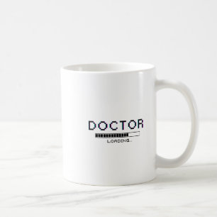 Glitch Pixel Arzt Ladehumor Kaffeetasse