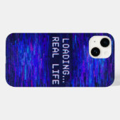 Glitch Pixel ästhetische iPhone Case (Rückseite (Horizontal))
