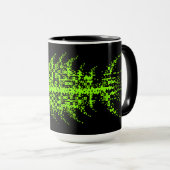 Glitch Pixel Code Fisch  Tasse (VorderseiteRechts)