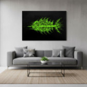 Glitch-Pixel-Code-Fisch-Wandkunst Poster