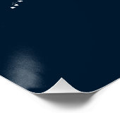 Glitch Pixel Weiße Fisch Wandkunst Poster (Ecke)