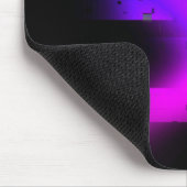 Glitch Plasma Black Mousepad (Ecke)