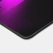 Glitch Plasma Black Schreibtischunterlage (Ecke)