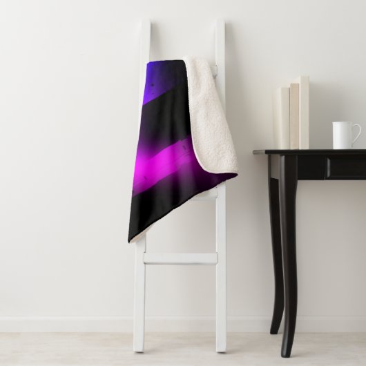 Glitch Plasma Black Sherpadecke (Beispiel)