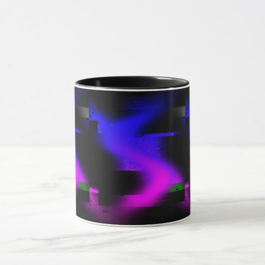 Glitch Plasma Black Tasse (Zentrum)