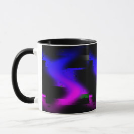 Glitch Plasma Black Tasse
