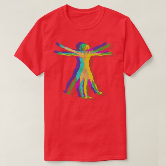 Glitch quotVitruvian Manquot T-Shirt (Design vorne)