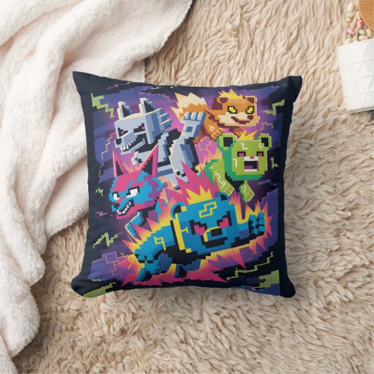 Glitch Rampage Kissen (Decke)