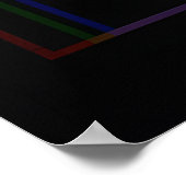 Glitch Reaper – Grimmiger Tod in RGB Poster (Ecke)