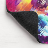 Glitch-Sicht Mousepad (Ecke)