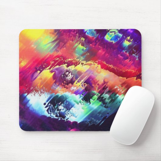 Glitch-Sicht Mousepad (Mit Mouse)