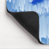 Glitch-Sonnenuntergangs-Landschaftsdekoration Mousepad (Ecke)