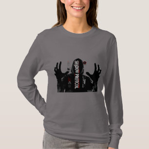 Glitch Streetwear Langarm-Shirt für Frauen T-Shirt